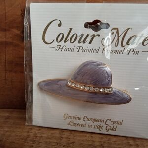 Colour Mates 18k Gold Purple & Gold Hat
